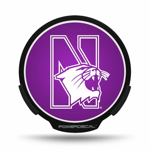 POWERDECAL PWR400201 Northwestern University Wildcats Backlit LED Decal