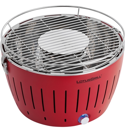 Grill G340 Smokeless Charcoal RV Grill - Red