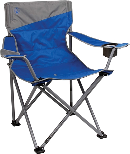 Coleman 2000026491 Big-N-Tall Quad Camping Chair - Blue