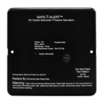 Safe-T-Alert 45 Series Dual CO/LP RV Gas Alarm, Black