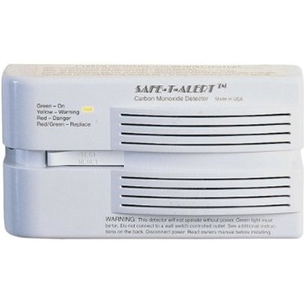 Safe-T-Alert 65-541-WT Surface Mounted RV Carbon Monoxide Detector - White