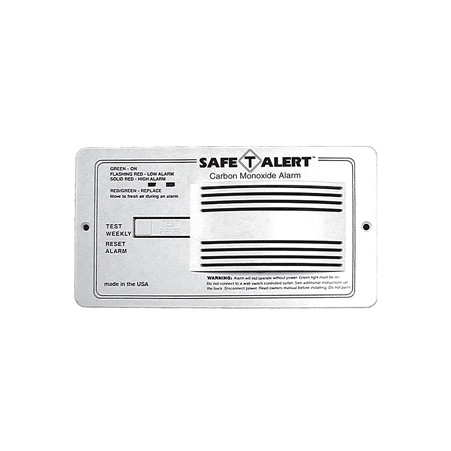 Safe-T-Alert 65-542-WT Flush Mounted RV Carbon Monoxide Detector - White