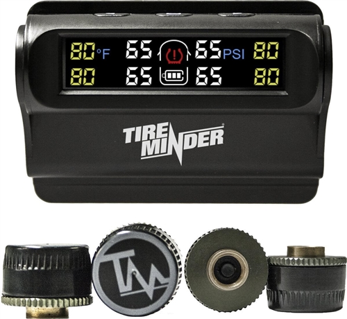 TireMinder Trailer TPMS (solar, 4-tire)