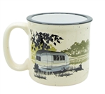 Camp Casual CC-004PR Paws And Relax 15 Oz Ceramic Travel Mug