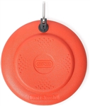 Dexas International PWT010-2027 Off-Leash Dog Frisbee With Leash Clip