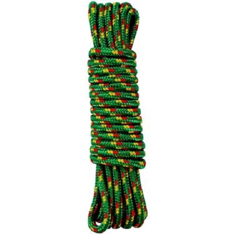 Attwood 11704-2 Double Braided Utility Line, 25 Ft, Multi-Color