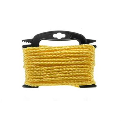 Attwood 11720-2 Hollow Braided Utility Line, 50 Ft, Yellow