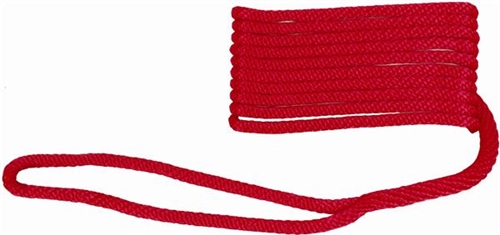 Attwood 11749-7 Solid Braided Dock Line, 15 Ft, Red