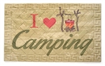 Stephan Roberts STRB-14861-06 I Love Camping Door Mat - 18 x 30