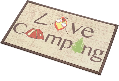 Stephan Roberts STRB-14900-12 Love Camping Door Mat - 18 x 30