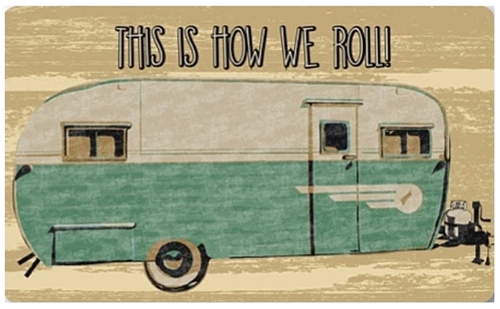 Stephan Roberts STRB-14853-10 This Is How We Roll Accent Rug - 18 x 30