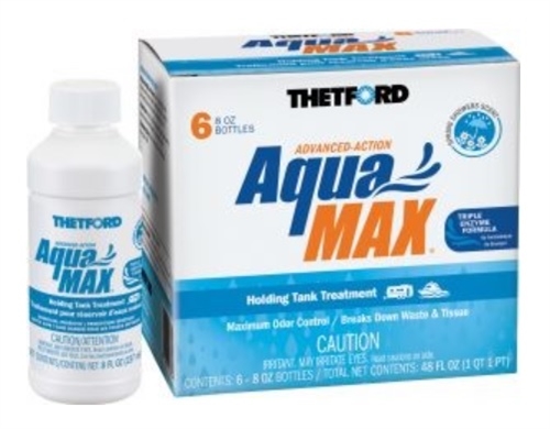 Thetford 96634 AquaMax Waste Holding Tank Treatment - Spring Showers - (6) 8 Oz Bottles