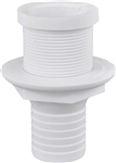 Attwood 3875C1 Boat Scupper Cockpit Drain For 1-1/2" ID Hose, White