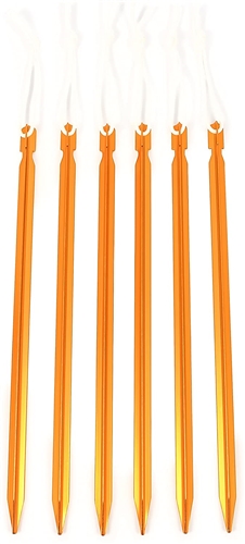 Camco 51106 Rope Pull Style Tent Pegs - 12" - Set of 6