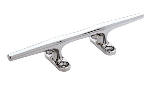 Attwood 66009L6 Boat Rope Hollow Base Cleat Hook, 6" Long, Stainless Steel