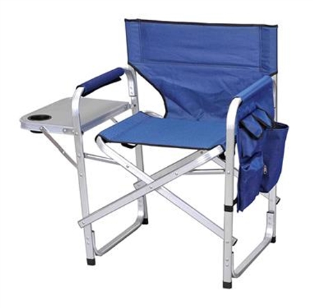 Ming's Mark SL1204-BLUE Blue Folding Director's Chair