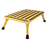 Safety Step XL-08C-Y Extra Large Folding Step Stool - Yellow