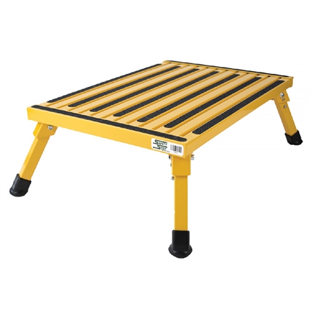 Safety Step XL-08C-Y Extra Large Folding Step Stool - Yellow