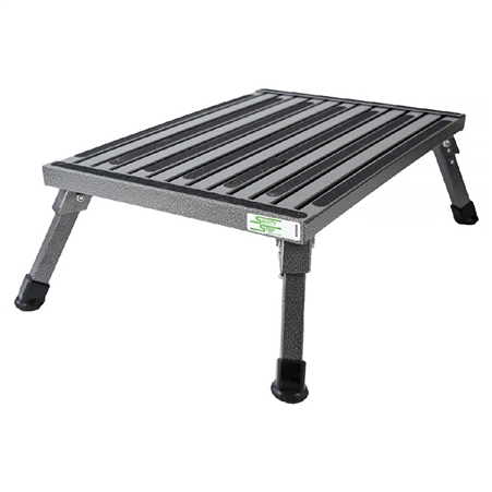Safety Step XL-08C-G Extra Large Safety Step Stool - Silver Vein