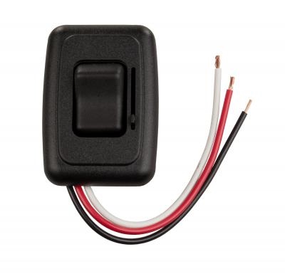 JR Products 05-12315 LED Side Slide Dimmer Switch, Black, 10A 12V DC