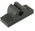 WhiteCap Industries Rubber Rod Tool Holder, 1", Black