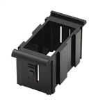 WhiteCap Industries S-8051BC Rocker Switch Mounting Plate, Center-Mounted Switch, 2-5/16" x 1-1/4"