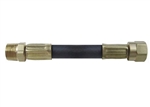 Marshall Excelsior 3/8" MNPT x 1/2" Female Flare High-Pressure Propane Hose - 60"