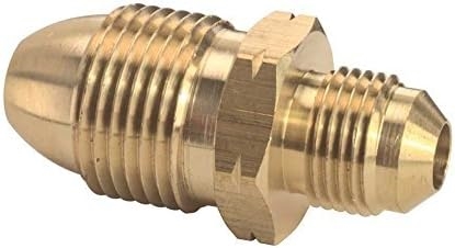 Marshall Excelsior Male POL x 3/8" Male Flare Adapter/Gas Fitting