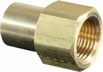 JR Products 07-30225 Propane Hose Connector, 3/8" Female Flare To 1/4" MPT