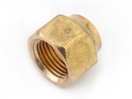 Brass forged flare nut 3/8