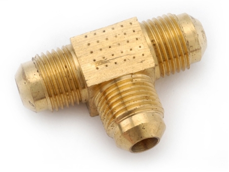Anderson Brass Flare Tee - 3/8"