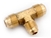 Anderson Metals Brass Flared Reducing Tee - 1/2" x 1/2" x 3/8"      