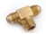 Anderson Brass Tee Flare to MPT Threads 3/8" x 3/8" x 3/8"