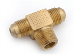 Anderson Brass Tee Flare to MPT Threads 3/8" x 3/8" x 3/8"