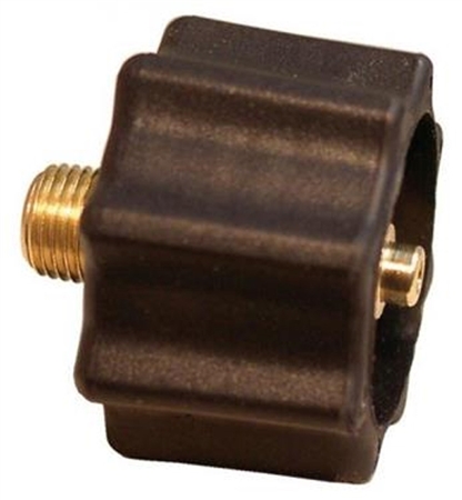 Marshall Excelsior 1-5/16" Female Acme x 1/4" MNPT Quick Closing Coupling Connector - Type 1 Black