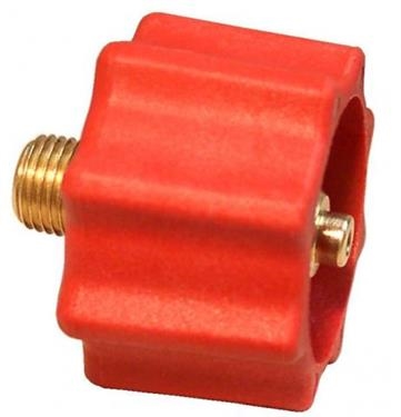 Marshall Excelsior ME519 1-5/16" Female Acme x 1/4" MNPT Quick Closing Coupling Connector - Type 1 - Red