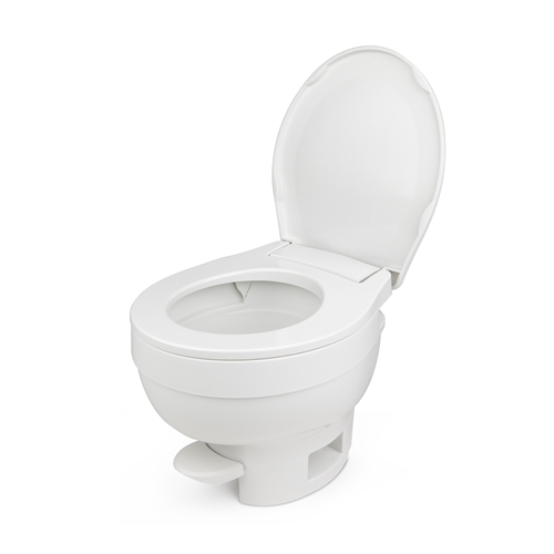 Thetford 31837 Aqua-Magic VI Permanent SloClose Toilet With Hand Sprayer, Low Profile, White