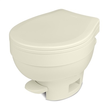 Thetford 31838 Aqua-Magic VI Permanent SloClose Toilet With Hand Sprayer, Low Profile, Parchment
