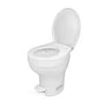 Thetford 31839 Aqua-Magic VI Permanent SloClose Toilet With Hand Sprayer, High Profile, White