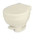 Thetford 31834 Aqua-Magic VI Permanent SloClose Toilet, Low Profile, Parchment