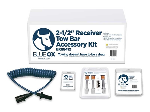 Blue Ox BX88412 2-1/2" Receiver Tow Bar Accessory Kit