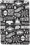Camco 53052 Life Is Better At The Campsite RV Door Window Blocking Shade, Graffiti Outsider Design