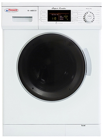 Pinnacle 18-4400W Super Combo RV Washer/Dryer - White