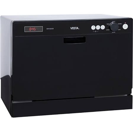 Vesta DWV3Westland DWV322CB Vesta Counter-top Dishwasher- Black
