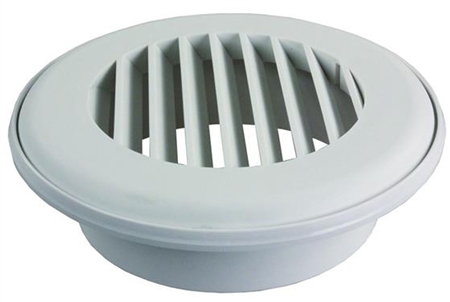 JR Products CG150PW-A Snap-On Ceiling Vent- Polar White