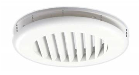JR Products CG25PW-A Coolvent Snap-On Ceiling Vent- Polar White
