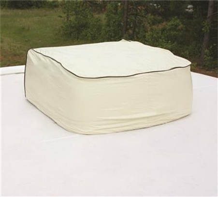 Camco 45393 White Vinyl A/C Cover for Coleman Mach I, II And III - 28.5" x 42" x 12"