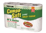 Thetford 96005 Campa-Soft RV and Marine Toilet Tissue, 6 Roll Pack