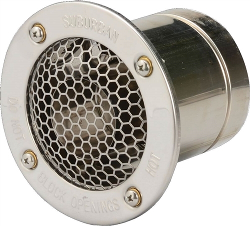 Suburban 260617 Replacement RV Water Heater Vent Cap - 1"-2"