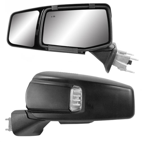 K-Source 80930 Snap & Zap Exterior Towing Mirrors For 2019-2020 Chevy Silverado 1500/GMC Sierra 1500